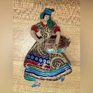 Vintage Topazio Portugal Brooch